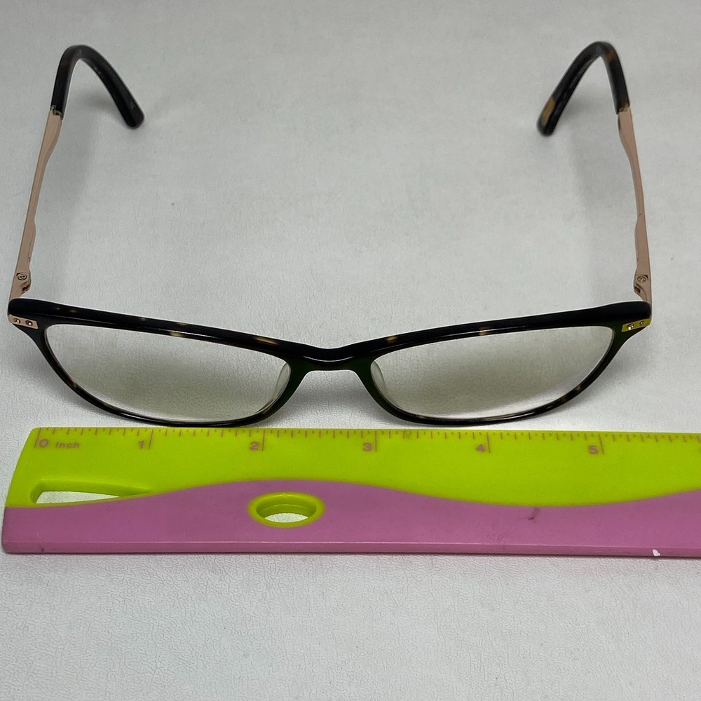 Ted Baker Eyeglasses Frames B750 Brown Tortoise Gold 54-16-135 Designer B:38 - Picture 10 of 11